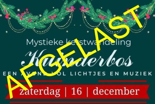 MYSTIEKE KERST GAAT NIET DOOR IN KUINDERBOS