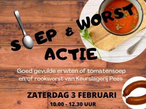 Jaarlijkse Soep & Worst actie van Melodia