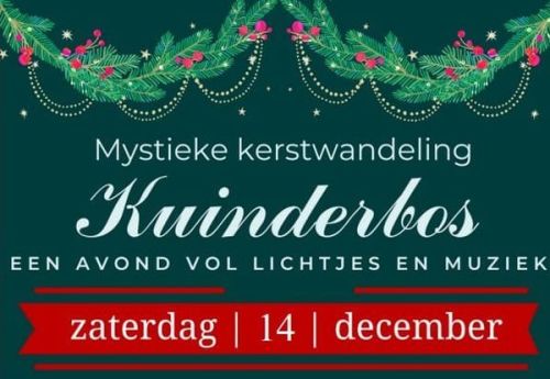 Mystieke kerst wandeling in Kuinderbos: ‘Zandmadam’ komt naar Kuinderbos