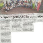 algemeen 25 09 vrijwilligers azc in het zonnetje